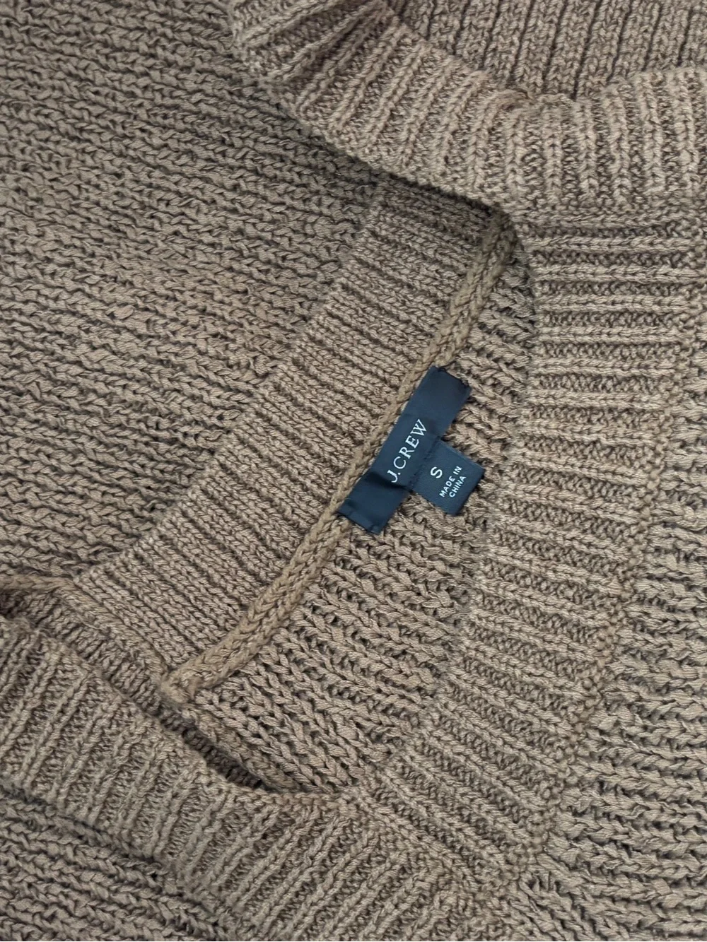 J. Crew Brown Knit Tank Sweater Vest